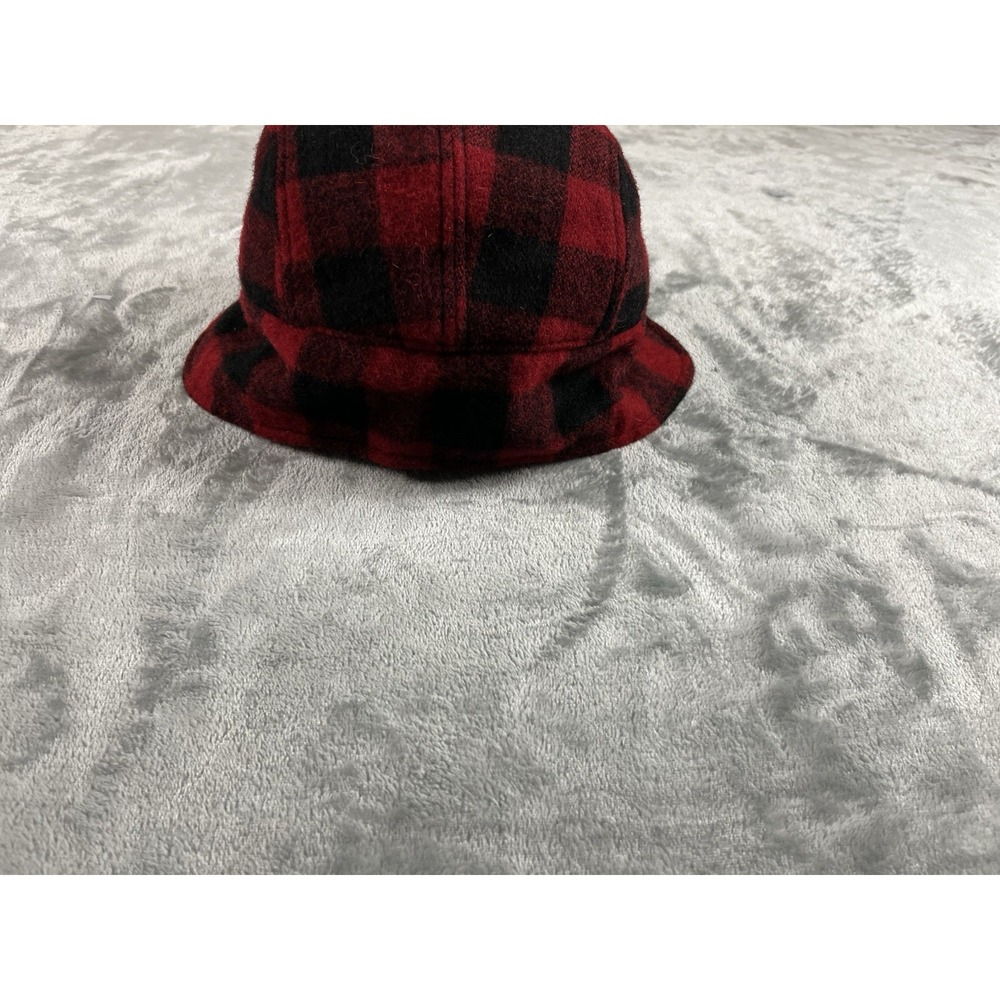 LL Bean Hat Men Large Buffalo Plaid Wool Ear Flap Trapper Lined Hunting Outdoor - Picture 4 of 8